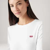 Camiseta Levi's® Essential Housemark Manga Curta Branca — foto 6