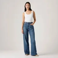 Calça Jeans Levi's® Cinch Wide Leg Lavagem Média — foto 13