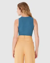 Blusa Cropped (Azul Petróleo) — foto 5