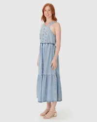 Vestido Midi Marias (Jeans Claro) — foto 2