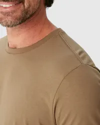 Camiseta Regular Abraco (Marrom Claro) — foto 3