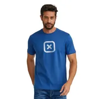 Camiseta Regular Fio 30 Estampada 19742 - 0008-AZUL — foto 1