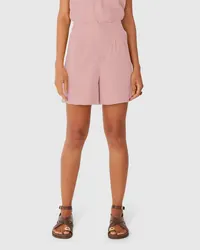 Shorts Alfaiataria Pregas (Rosê) — foto 4