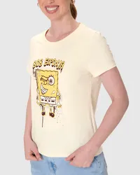 Camiseta Baby Look (Off White) — foto 3