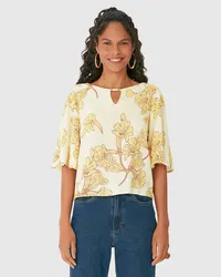 Blusa Bata (Estampado Amarelo) — foto 4