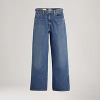 Calça Jeans Levi's® Cinch Wide Leg Lavagem Média — foto 6