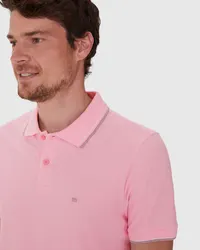 Camisa Polo Slim Piquet Premium (Rosa Claro) — foto 3