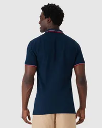 Camisa Polo Slim (Azul Marinho) — foto 5