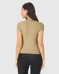 Blusa Justo(a) (Cáqui) — foto 5
