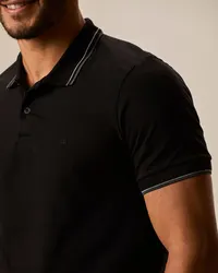 Camisa Polo Slim Piquet Premium (Preto) — foto 2