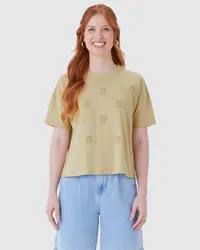 Camiseta Amplo(a) (Cáqui) Tam G — foto 4