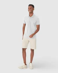 Camisa Polo Básica Masculina Gola Esporte Piquet Stretch (BRANCA) — foto 1