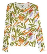 Blusa Justo(a) (Estampado Floral) Tam M — foto 2