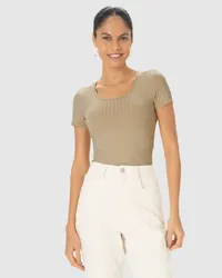 Blusa Básico(a) (Cáqui) — foto 1