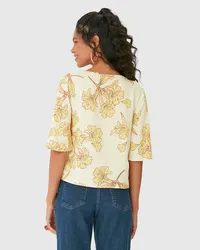 Blusa Bata (Estampado Amarelo) — foto 5