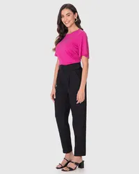 Calça Alfaiataria Bolso (Preto) Tam P — foto 2