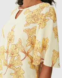 Blusa Bata (Estampado Amarelo) — foto 3