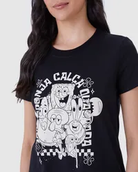 Camiseta Baby Look (Preto) — foto 3