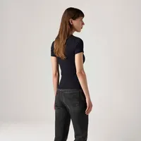Blusa Levi's® Hayes Preto Manga Curta — foto 3