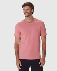 Camiseta Masculina Slim Estampada Em Algodão (ROSA) — foto 4