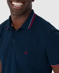 Camisa Polo Slim (Azul Marinho) — foto 3