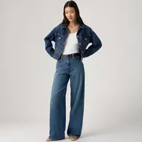 Calça Jeans Levi's® Cinch Wide Leg Lavagem Média — foto 11