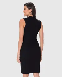 Vestido Curto(a) Justo(a) (Preto) — foto 5