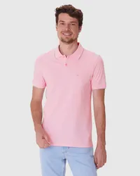 Camisa Polo Slim Piquet Premium (Rosa Claro) — foto 1