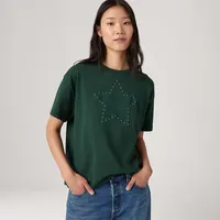 Camiseta Levi's® Graphic Vintage Tee Verde Escuro Manga Curta — foto 5