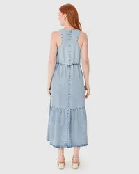 Vestido Midi Marias (Jeans Claro) — foto 5