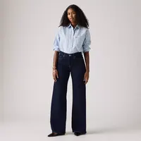 Calça Jeans Levis 318® Wideleg Lavagem Escura — foto 16