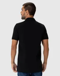 Camisa Polo Regular (Preto) — foto 5