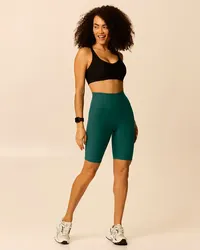 Shorts Justo(a) (Verde Escuro) — foto 2