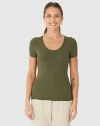 Blusa Básico(a) (Verde Oliva) — foto 4