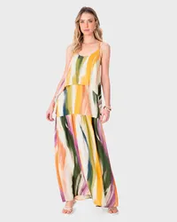 Vestido Longo(a) Amplo(a) (Estampado Colorido) Tam P — foto 2