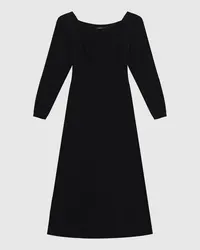 Vestido Midi Reto(a) (Preto) — foto 1