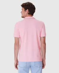 Camisa Polo Slim Piquet Premium (Rosa Claro) — foto 5