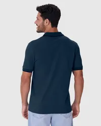 Camisa Polo Slim Piquet Premium (Azul Marinho) — foto 3