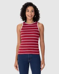 Blusa Justo(a) (Listrado Vermelho) — foto 4