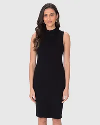 Vestido Curto(a) Justo(a) (Preto) — foto 4