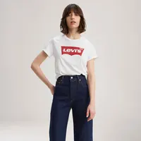 Camiseta Levi's® Perfect Graphic Tee Branca Manga Curta — foto 2