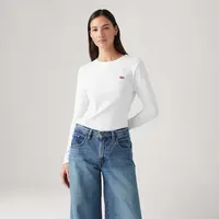Camiseta Levi's® Essential Housemark Manga Curta Branca — foto 5