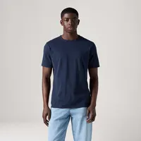 Camiseta Levi's® Original Tee Azul-Marinho Manga Curta Tamanho:GG — foto 3