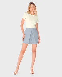 Shorts Saia Evase (Azul Claro) — foto 1