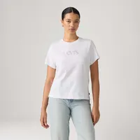 Camiseta Levi's® Graphic Favorite Branca Manga Curta — foto 3