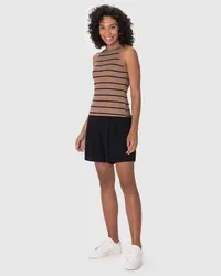 Blusa Justo(a) (Listrado Marrom) — foto 2