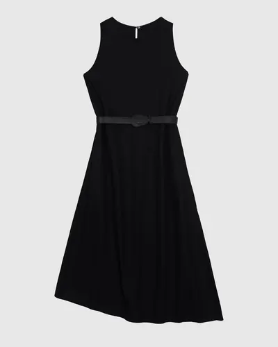 Vestido Midi Assimetrico(a) Cor 00004 Tam G