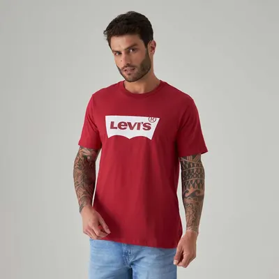 Camiseta Levi's® Graphic Crewneck Vermelha
