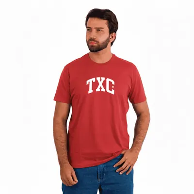 Camiseta Custom Mc Estampado 19737 - 0003-VERMELHO - P