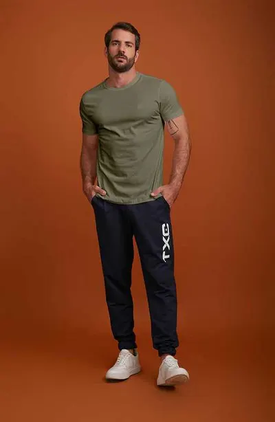Camiseta Regular Fio 30 Bordada 19489E - 0041-VERDE Militar - G